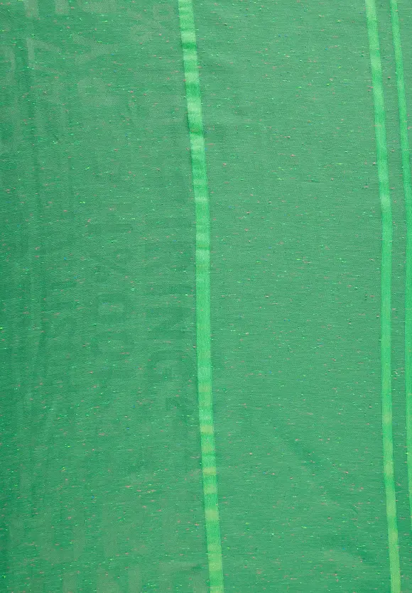 Schal mit Fransen - celery green