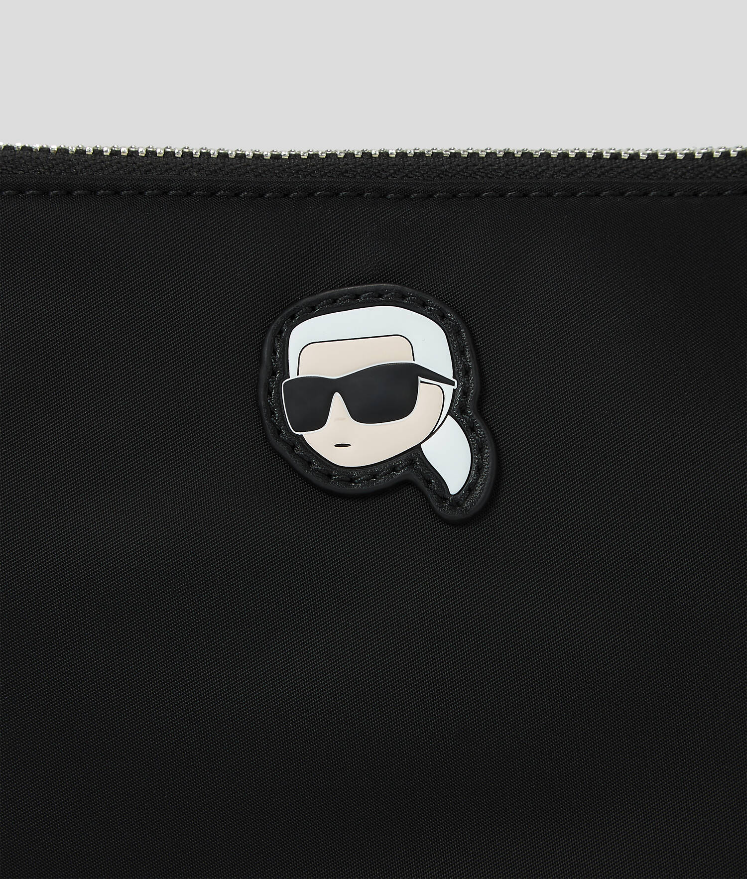 POCHETTE PORTÉ ÉPAULE EN NYLON IKON - Noir