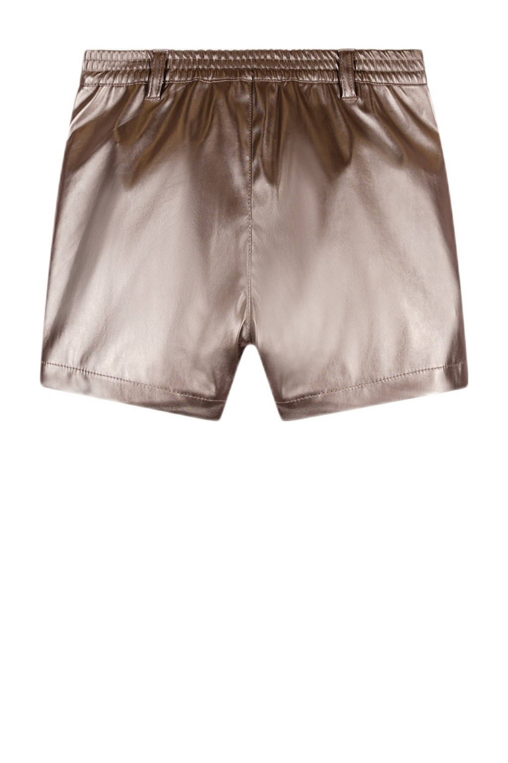 NONO imitatieleer skort bruin