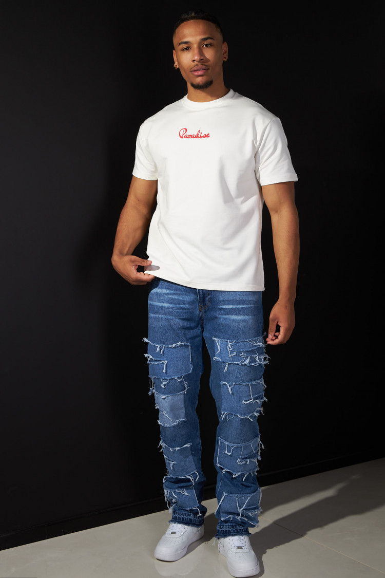 T-shirt blanc paradise