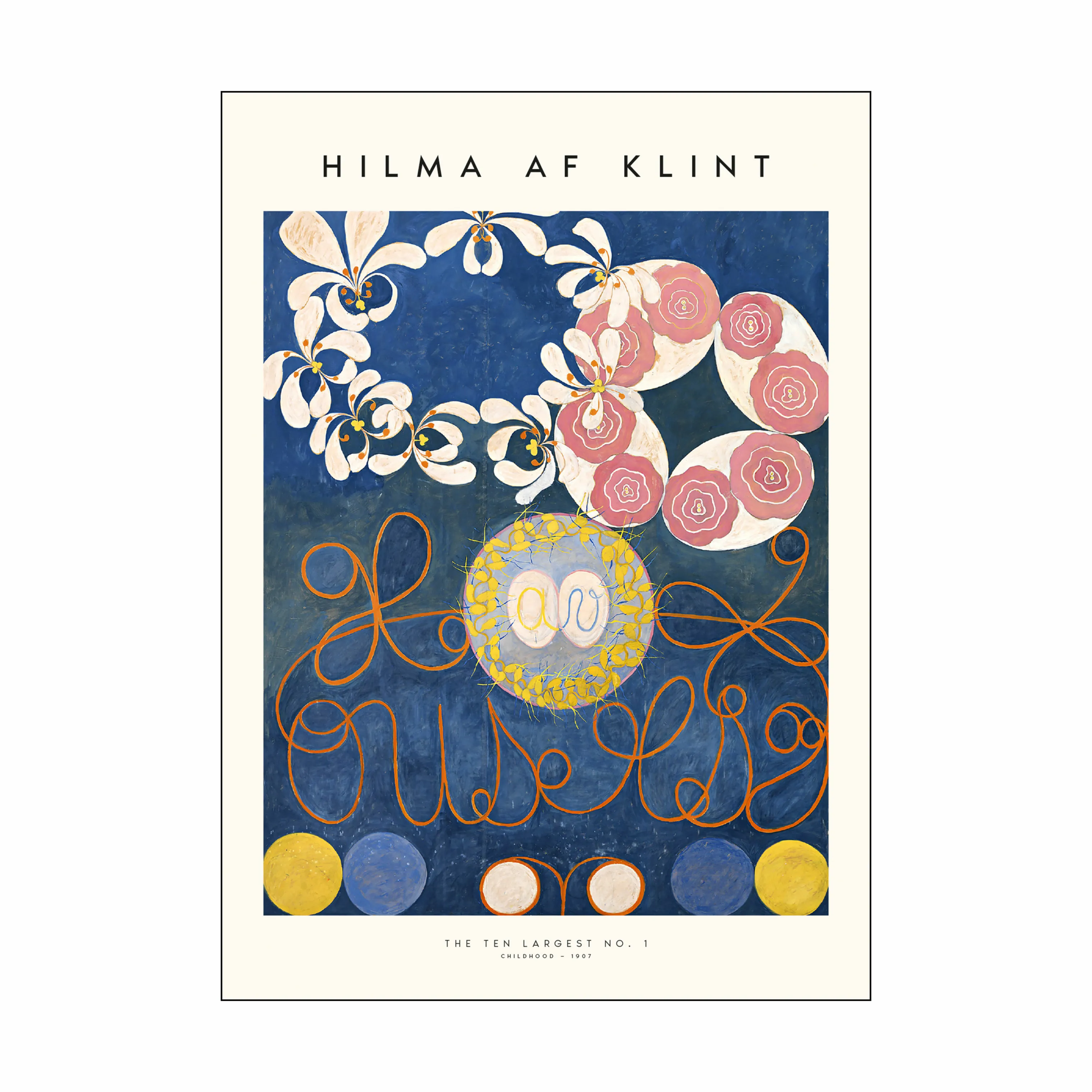 Poster&Frame Hilma af Klint Plakat - The ten largest no. 03