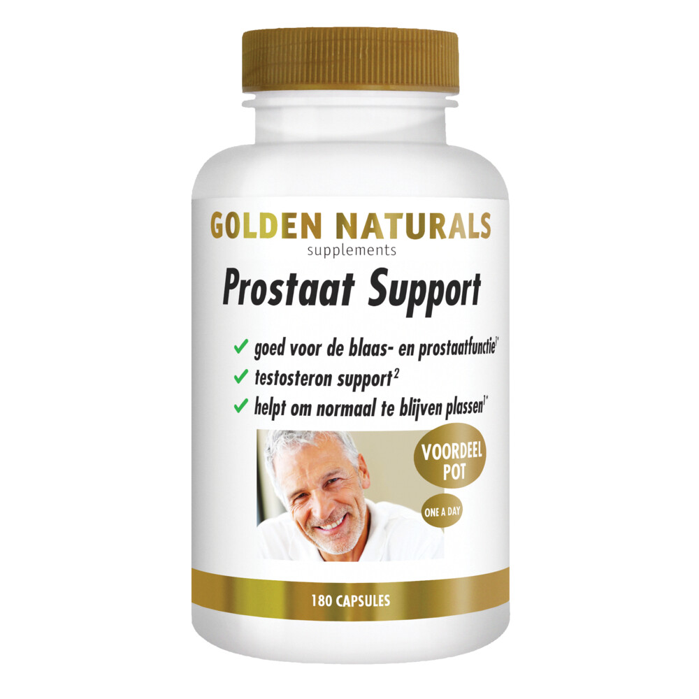 Golden Naturals Prostaat Support 180 vegacapsules