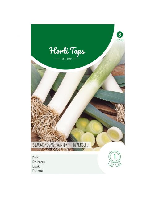 Hortitops Prei Blauwgroene Winter - Sel. Hiverbleu - Groentezaden - 3 g