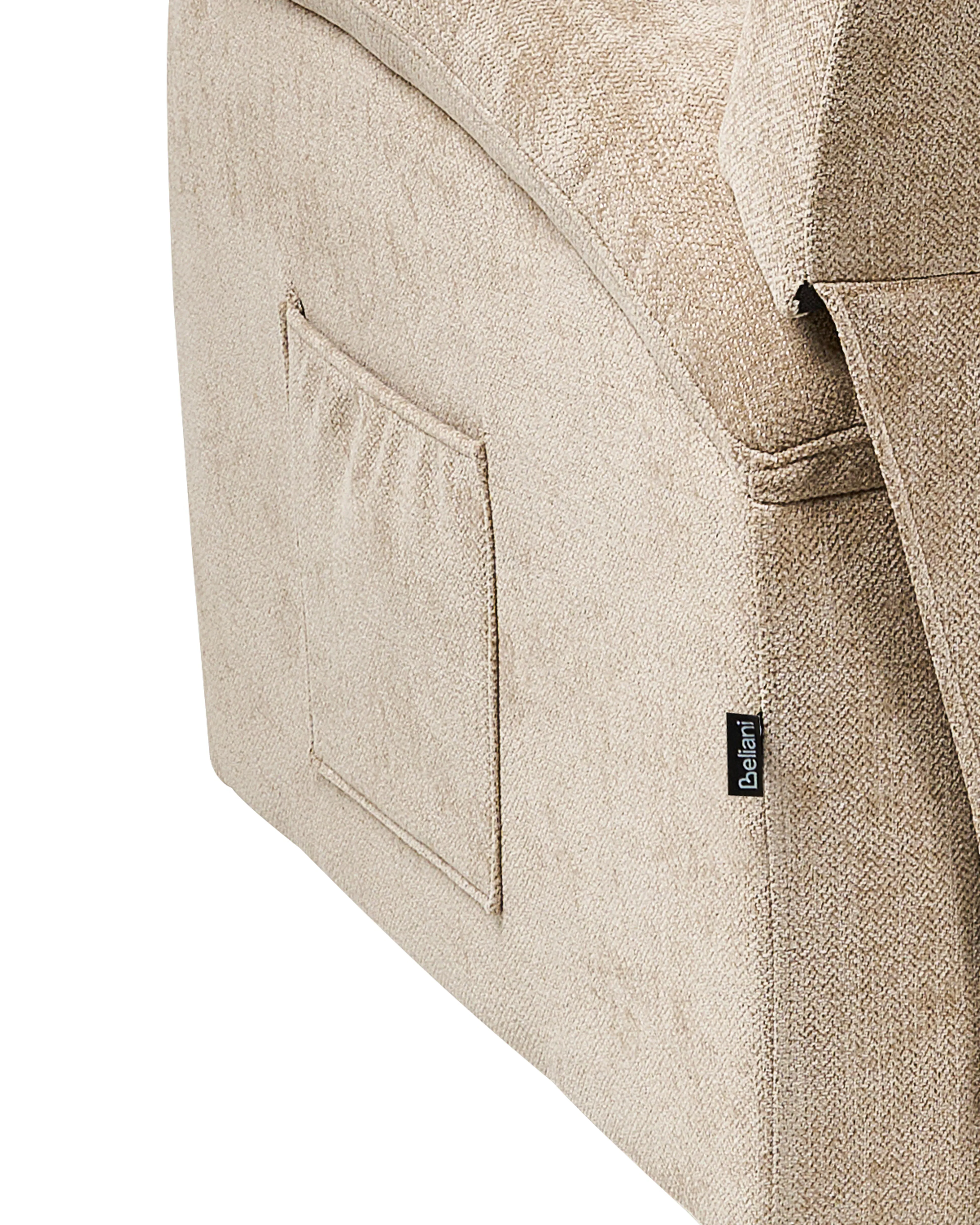 Elektrische relaxfauteuil RISE inclusief voetensteun Stof Beige