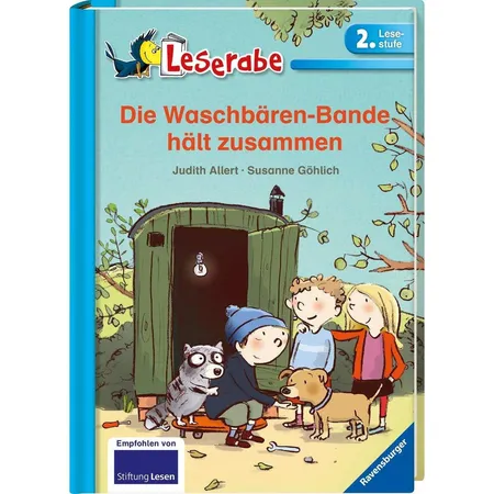 Ravensburger Leserabe Stufe 2 - Die Waschbären-Bande hält zusammen