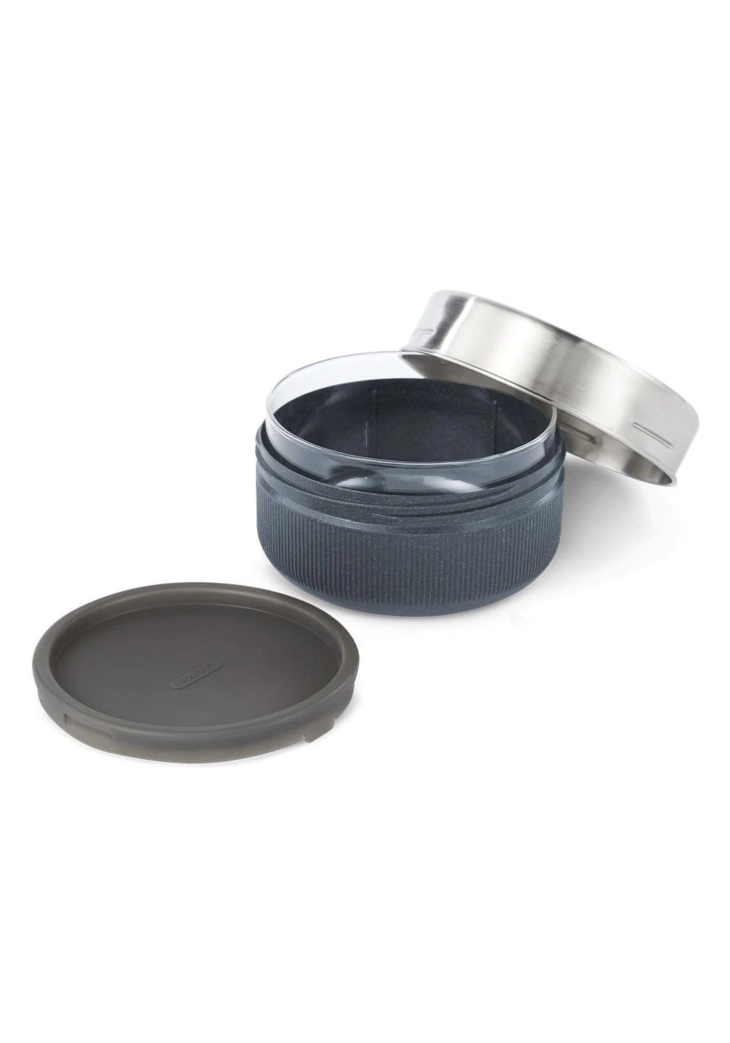 Black   Blum Essensbehälter Glass Lunch Bowl Slate
