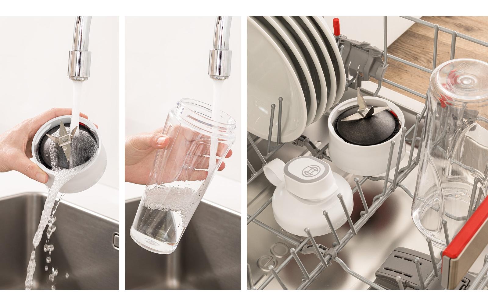 Standmixer VitaPower MMB2111T Silber/WeissKompakter und leistungsstarker Mini-Mixer