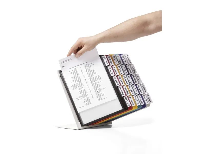 Durable 551000, Skrivebord, Portræt, A4, Flerfarvet, Metal, 530 mm