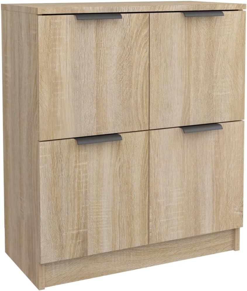 vidaXL Sideboard Kommode Anrichte Schrank Beistellschrank Mehrzweckschrank Standschrank Wohnzimmer Sonoma-Eiche 60x30x70cm Holzwerkstoff