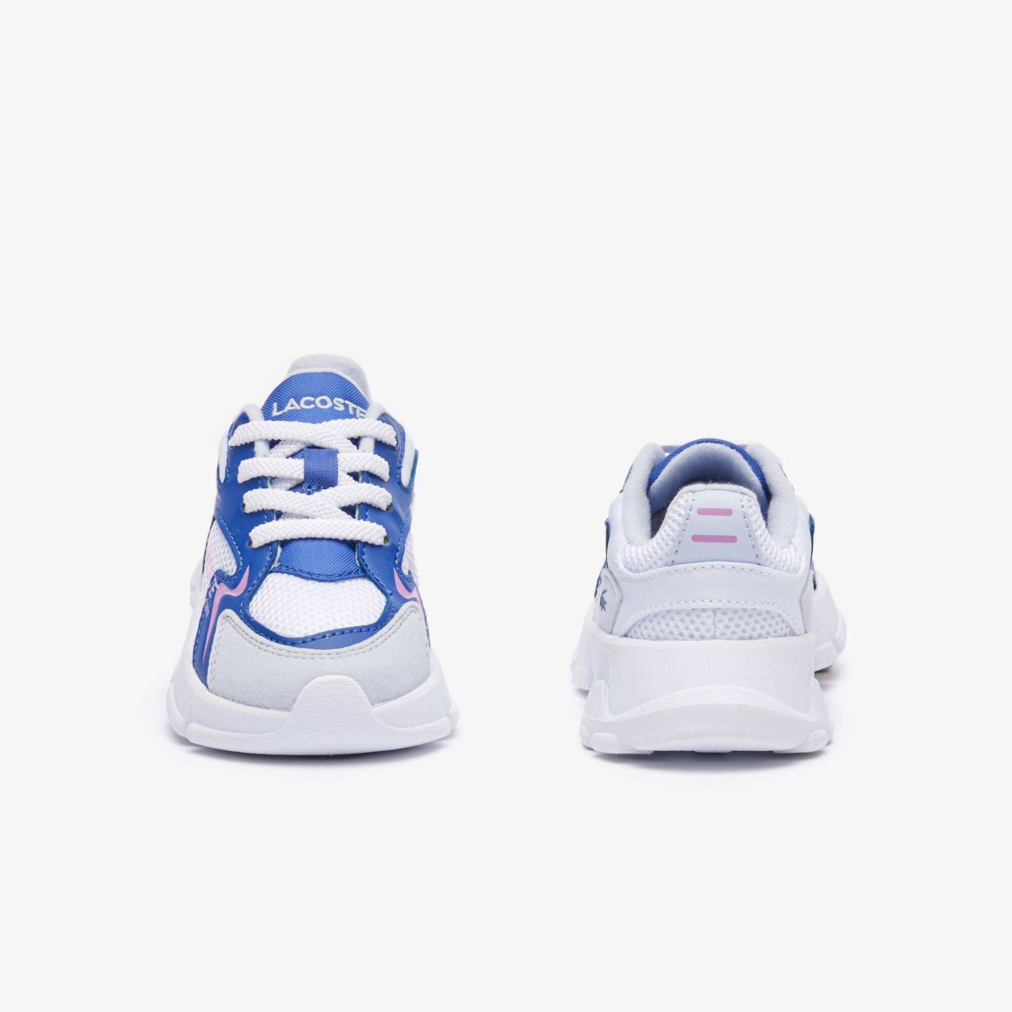 Kleinkinder-Sneakers L003 Neo aus Textil Sneakers - Blau - Lacoste - Kinder
