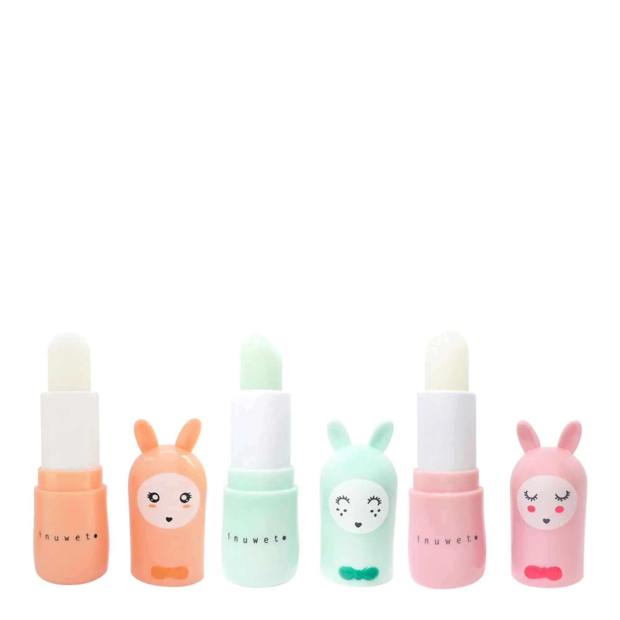 Inuwet - COFFRET TRIO AQUABaumes à Lèvres Parfumés- Baume et soin des lèvres
