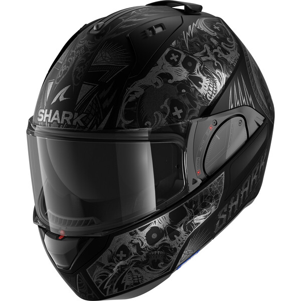 Shark - Casque Evo-ES K-Rozen Noir Mat / Argent