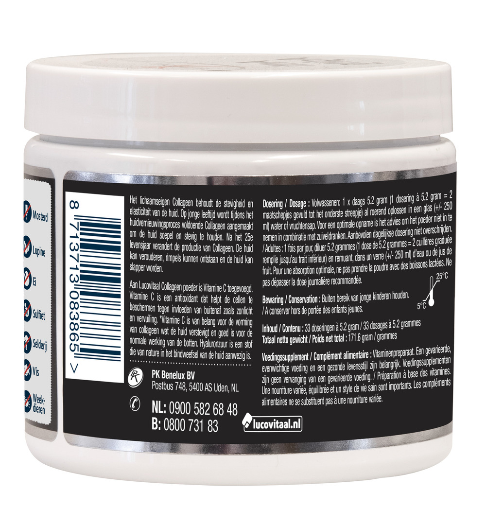 Lucovitaal Super 5000Mg Collageen Poeder (171,6 gr)