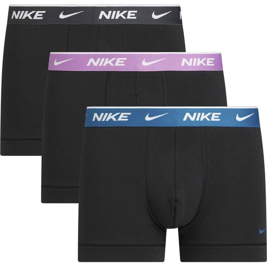 Nike Boxers Pack de 3 - Noir/Fuchsia/Bleu