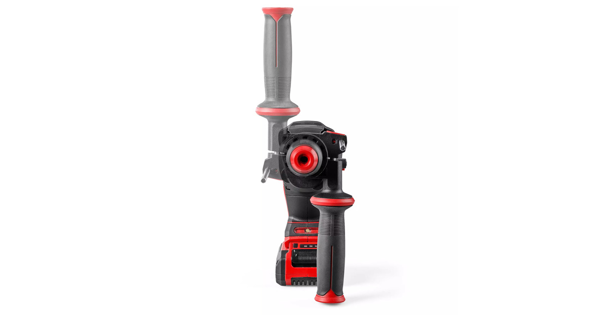 EINHELLTP-HD 18/22 D Li BL - Solo professional Accu Boorhamer  (Rood/zwart, Accu en oplader niet inbegrepen, Incl. opbergkoffer E-Case S-F)