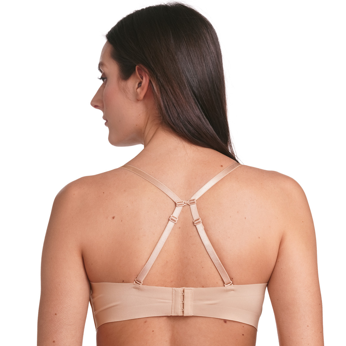 Gina Benotti Damen Balconette-BH mit 5 Tragevarianten beige