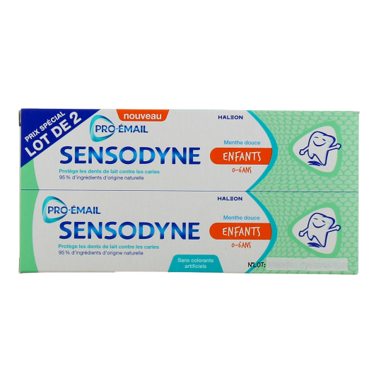 Sensodyne Pro-émail Dentifrice Enfant 2-6 ans
