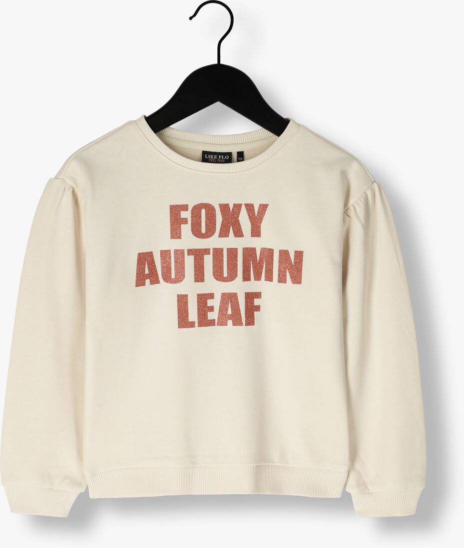 LIKE FLO creme like flo sweater f309-5311-1