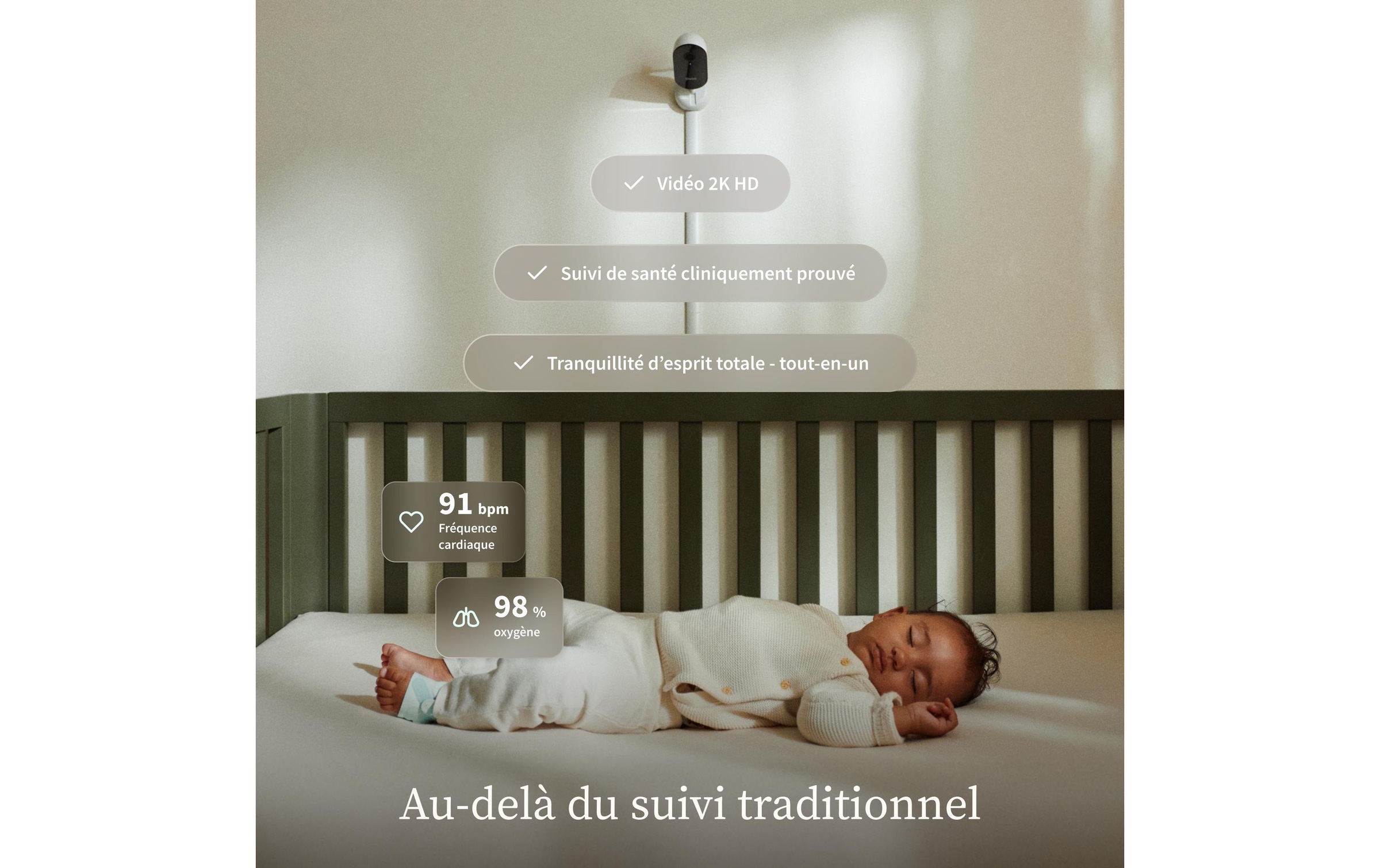 Video-Babyphone »Owlet Dream Duo 3 Mint«