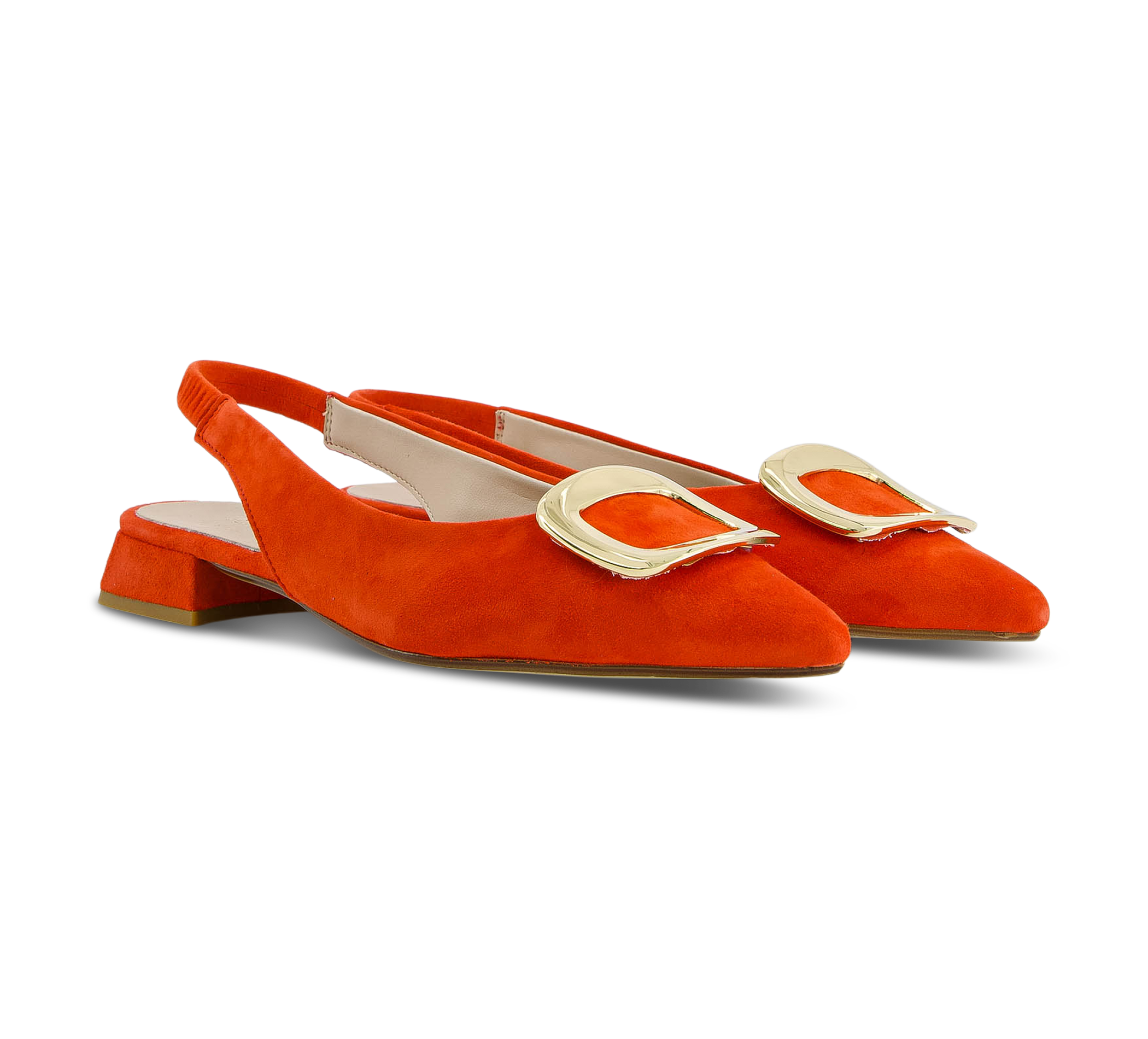 1874 by Walder Sling-Pumps orange