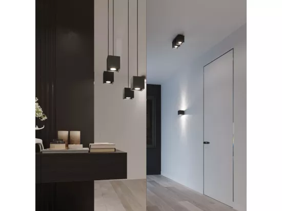 Sollux QUAD 1 Applique Murale Light Up Down Noir, G9