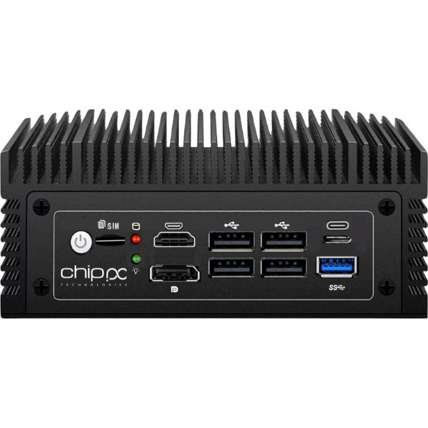 Chip PC ID PC 4 LAN Intel® N N100 8 Go DDR4-SDRAM 256 Go SSD Windows 11 Pro Mini PC Noir