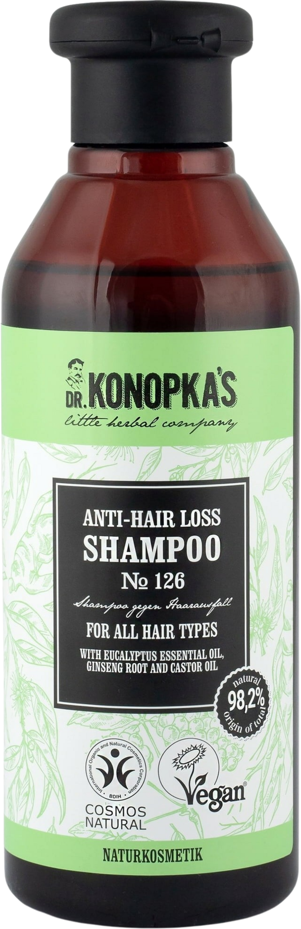 Dr. KONOPKA'S  Anti-Hair Loss Shampoo Nº126, 280 ml