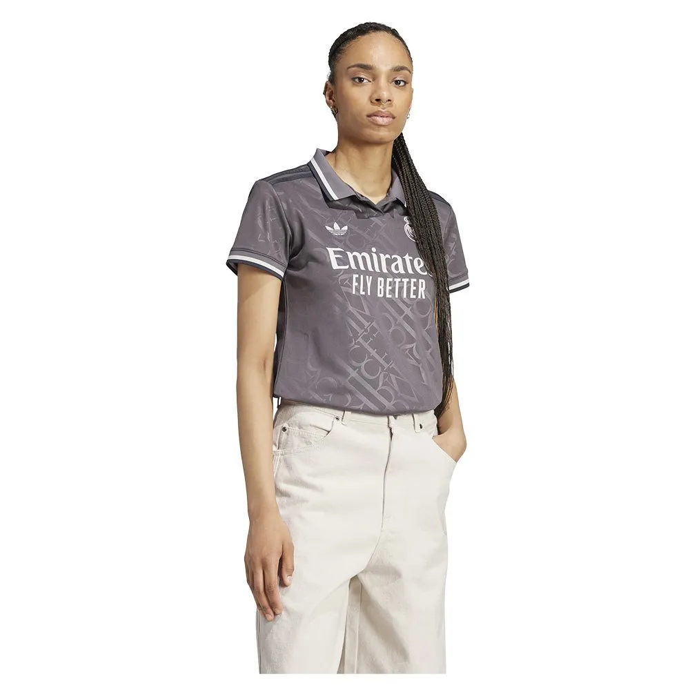 Camiseta feminina de manga curta adidas Real Madrid 24/25 Terceiro uniforme