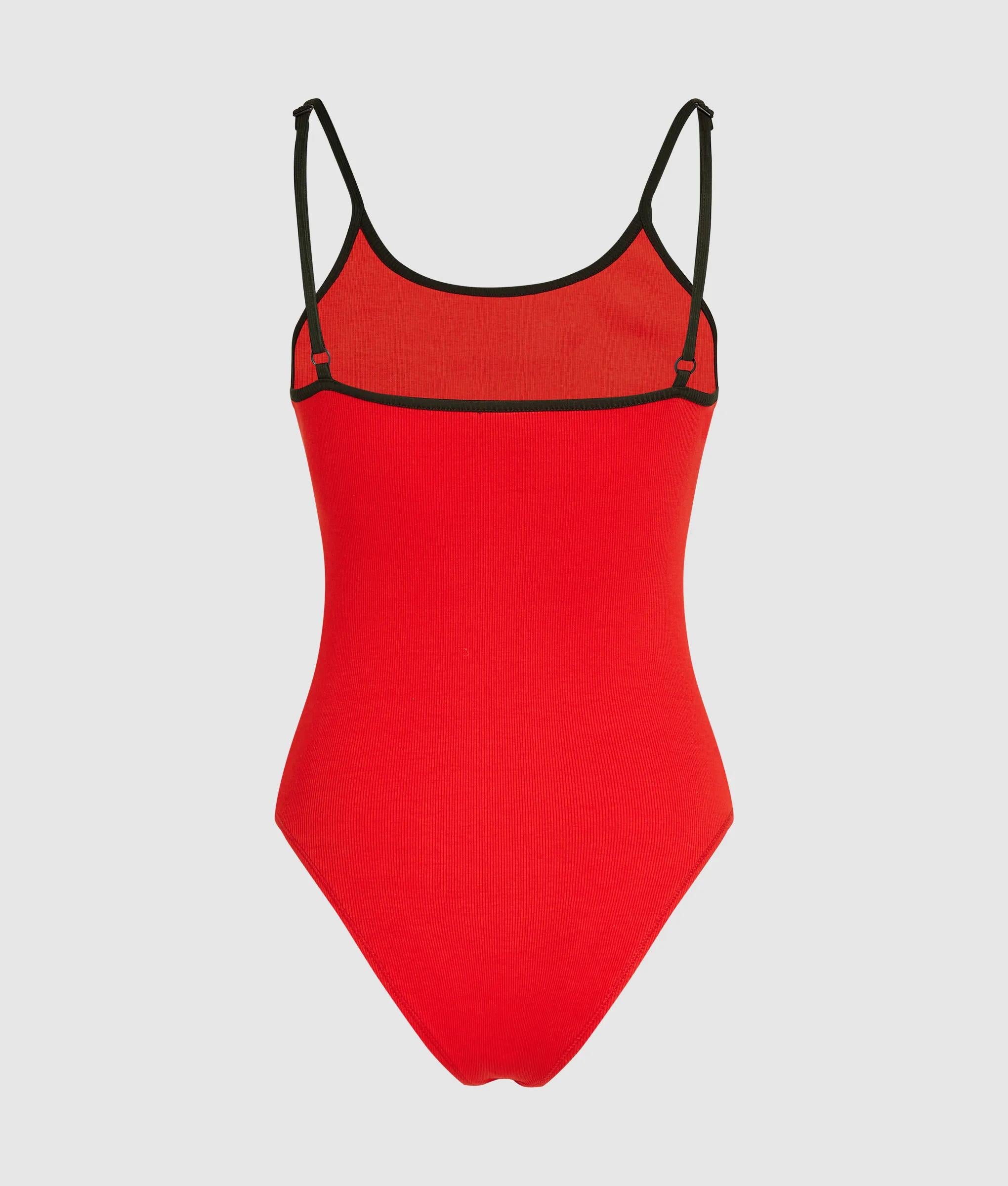 Bodysuit van ribstof