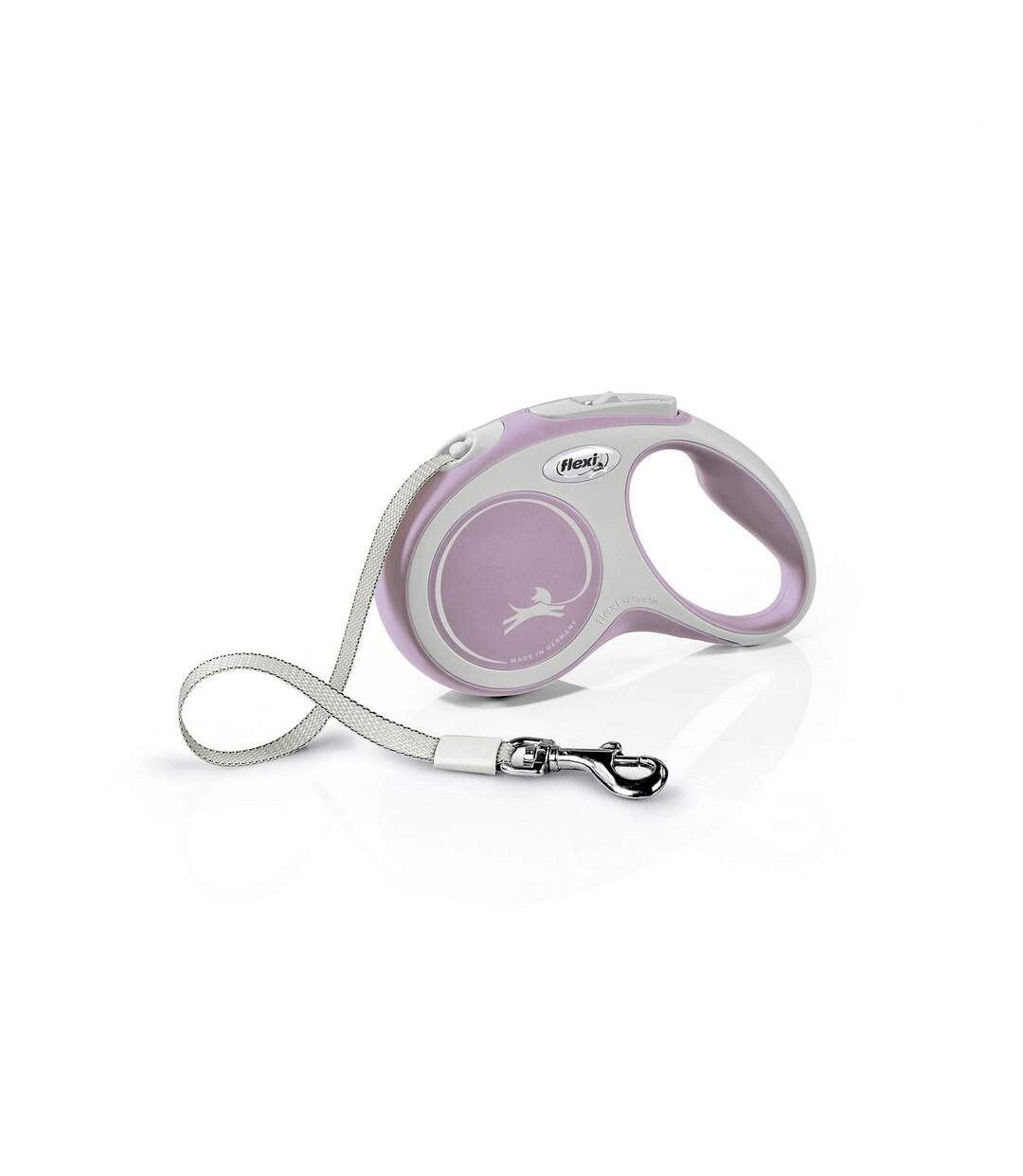 Flexi - Laisse rétractable pour chiens NEW COMFORT (Rose / Blanc) (5 m) - UTTL5384