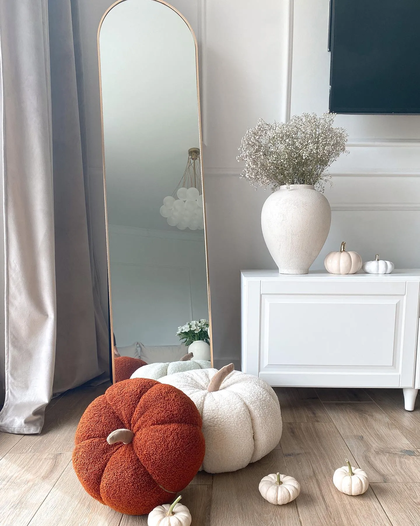 Staande spiegel BAGNOLET 150 cm Metaal Goud