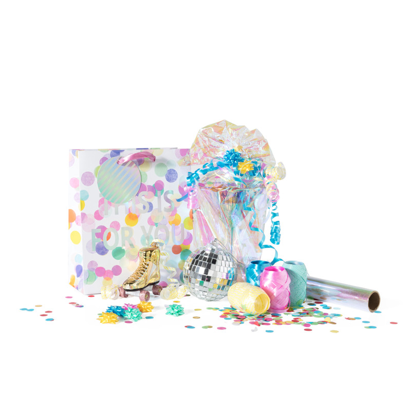Inpakfolie regenboog - 70x300 cm