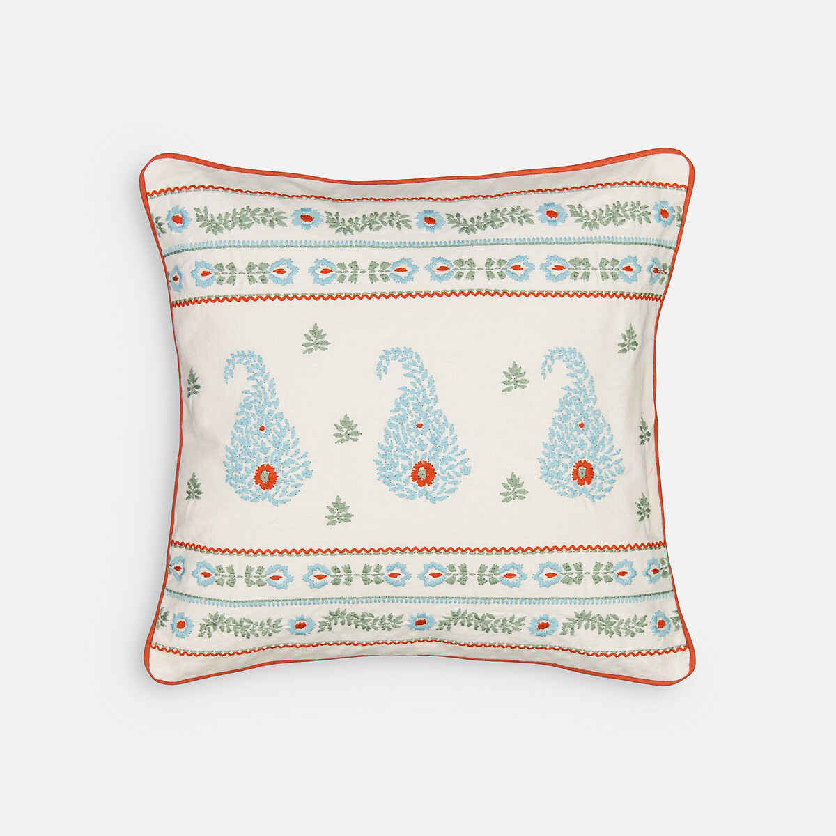 LA REDOUTE INTERIEURS<br>Capa de almofada bordada 45x45 cm, Isha