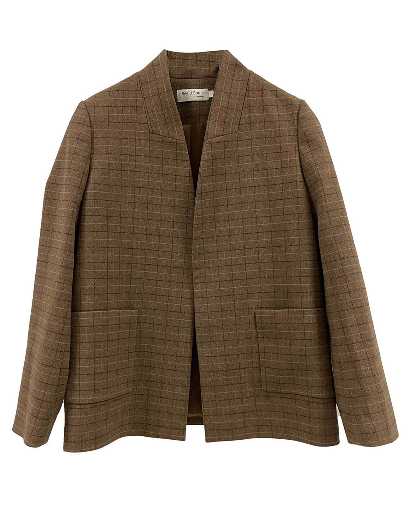 See u Soon Veste en Laine mélangée Eloise beige
