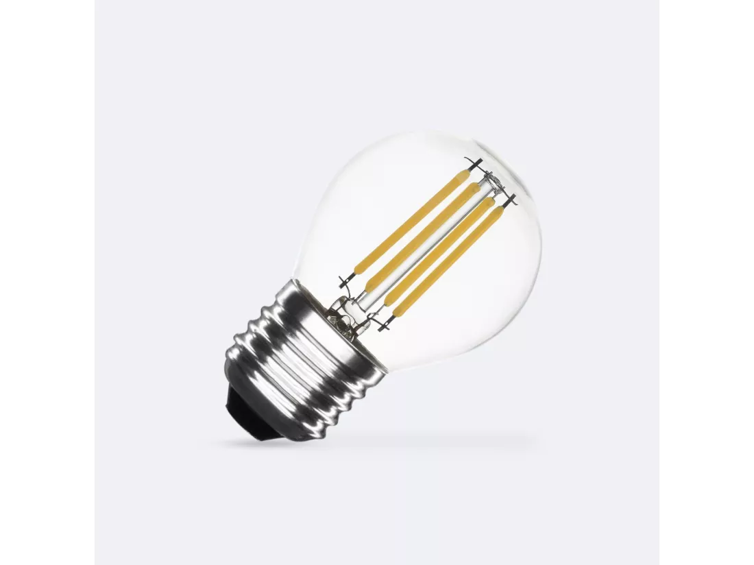 Ampoule LED Filament E27 4W 470 lm Dimmable G45 No Flicker 2700K Blanc chaud