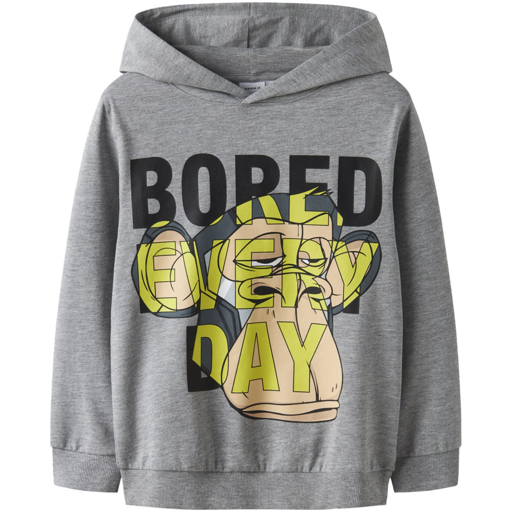 Køb Name It Grey Melange Nkmdeep Bod Nreg Sweat Wh Bru Sky