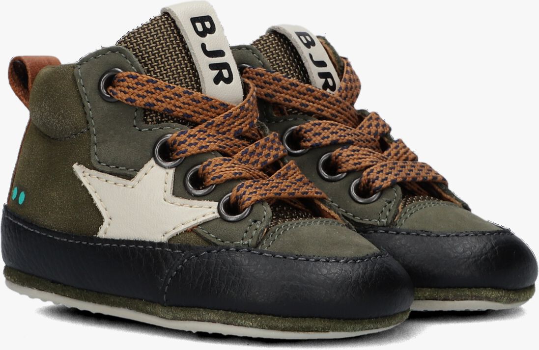 BUNNIESJR groene bunniesjr lage sneakers zilke zacht