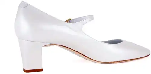 56576 CALAND WIT - maat 43 trouwpump wit - maat 43 Calandschoen