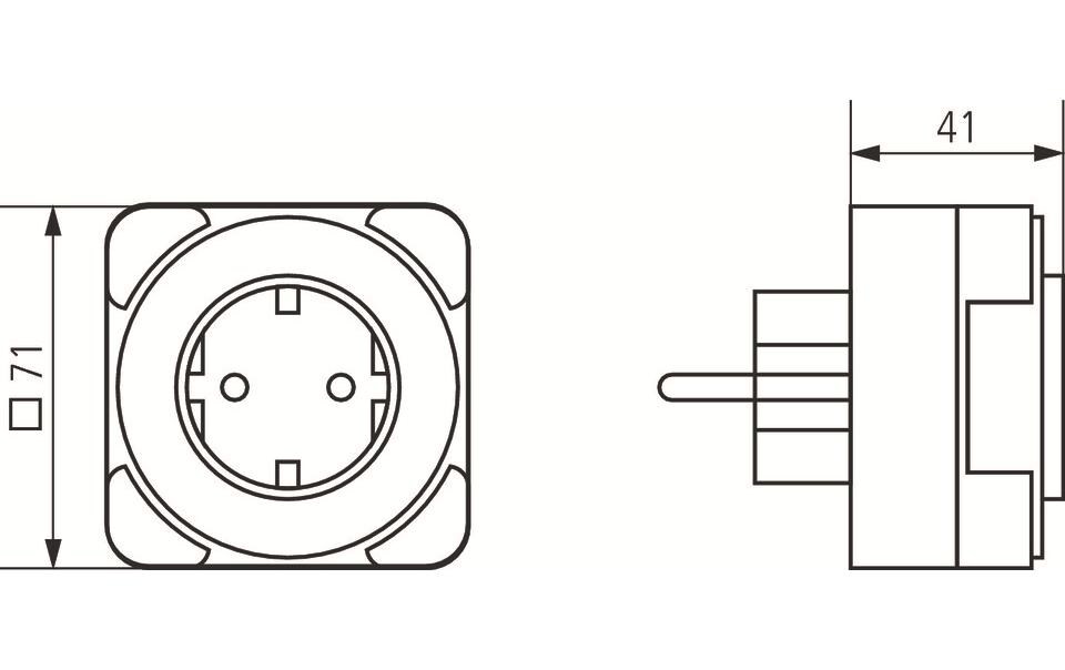 Zeitschaltuhr Timer27 T12/T13 MechanischAnaloge 1 Kanal Steckdosenschaltuhr