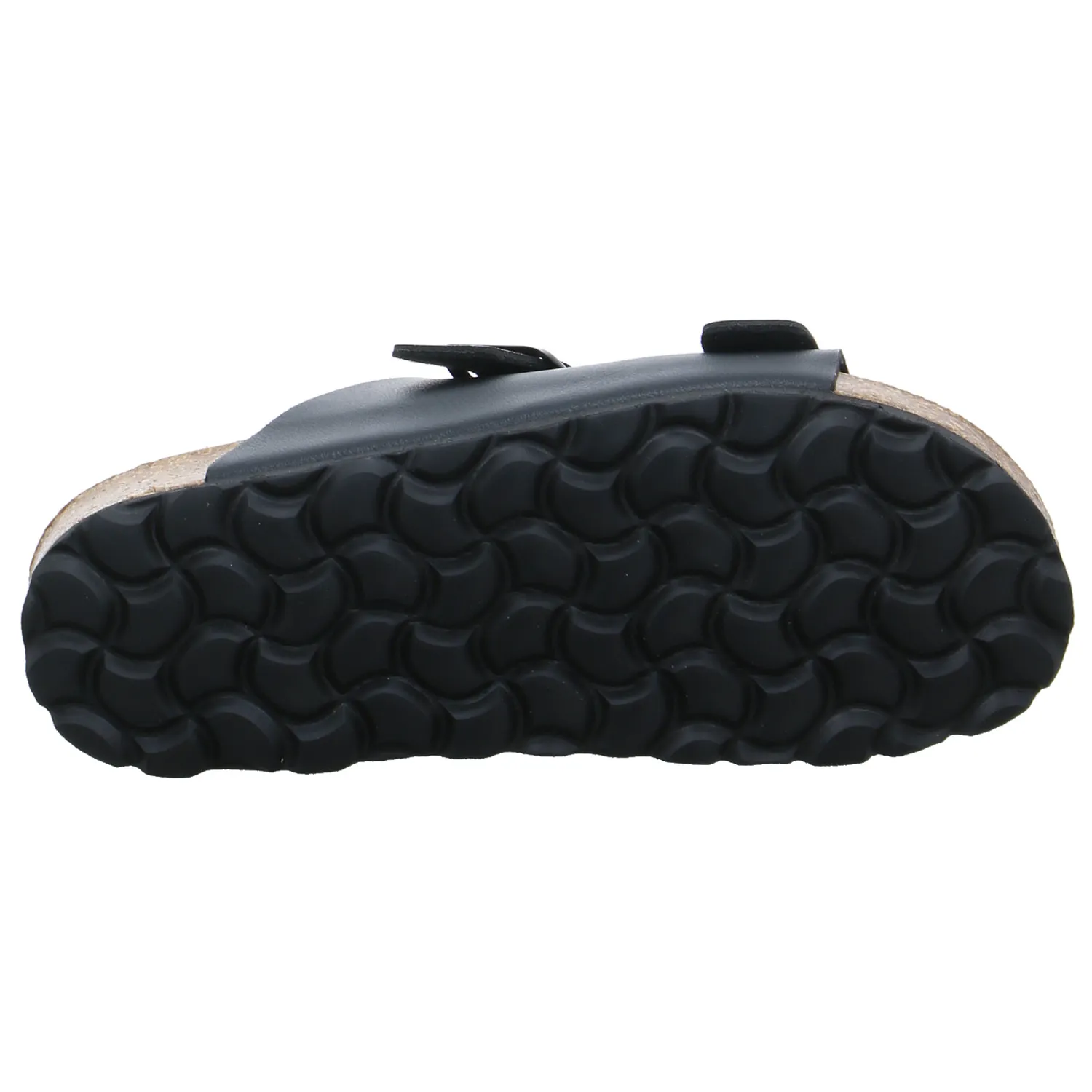 BIOLife Kinder-Pantolette Schwarz Lederimitat  Unisex