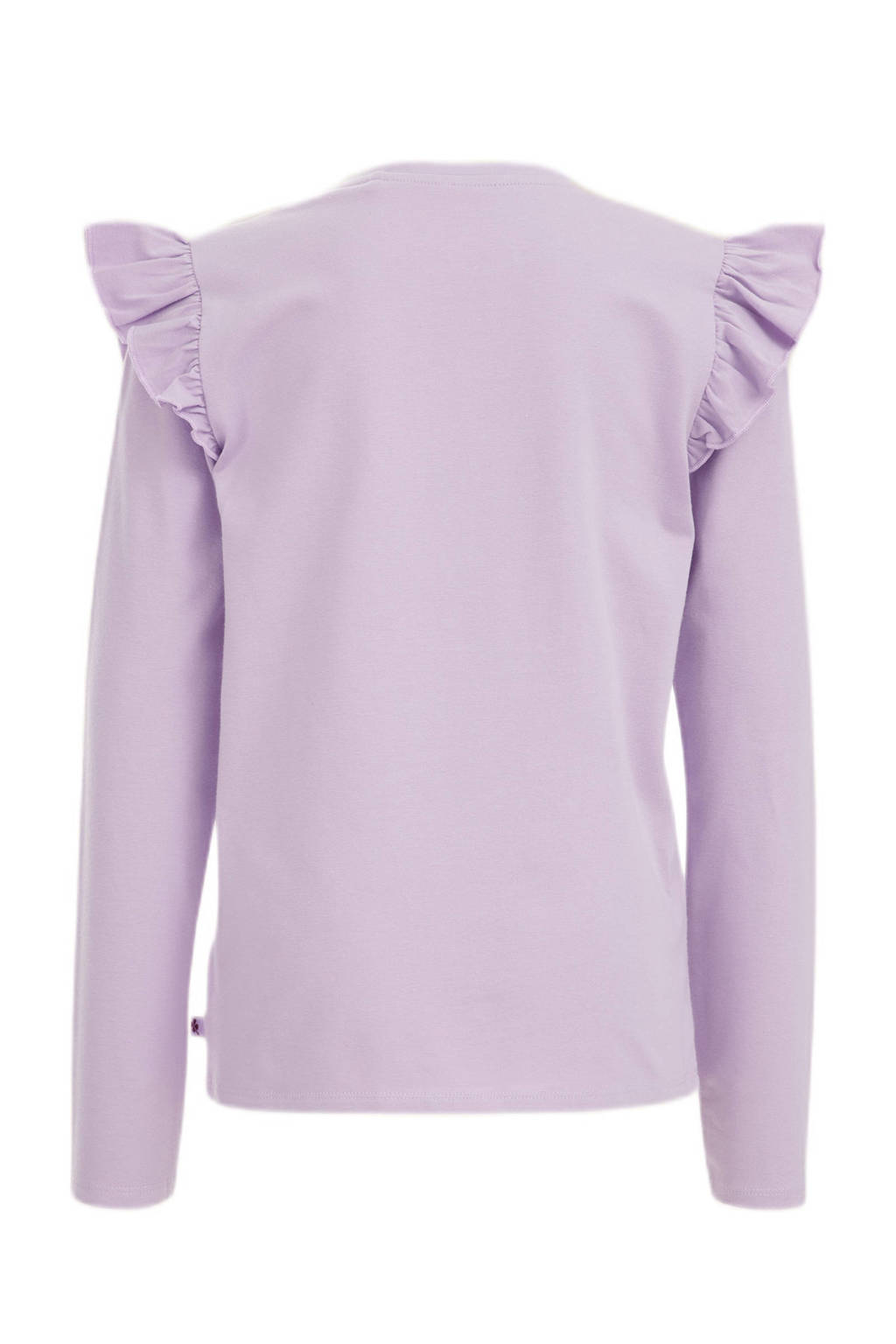 WE Fashion gestreepte longsleeve slate purple