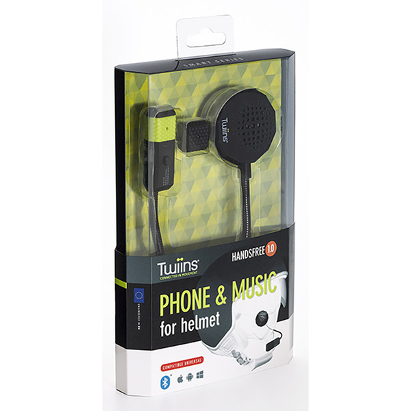 Twiins - Kit mains-libres Handsfree 1.0 Mono Noir / Jaune