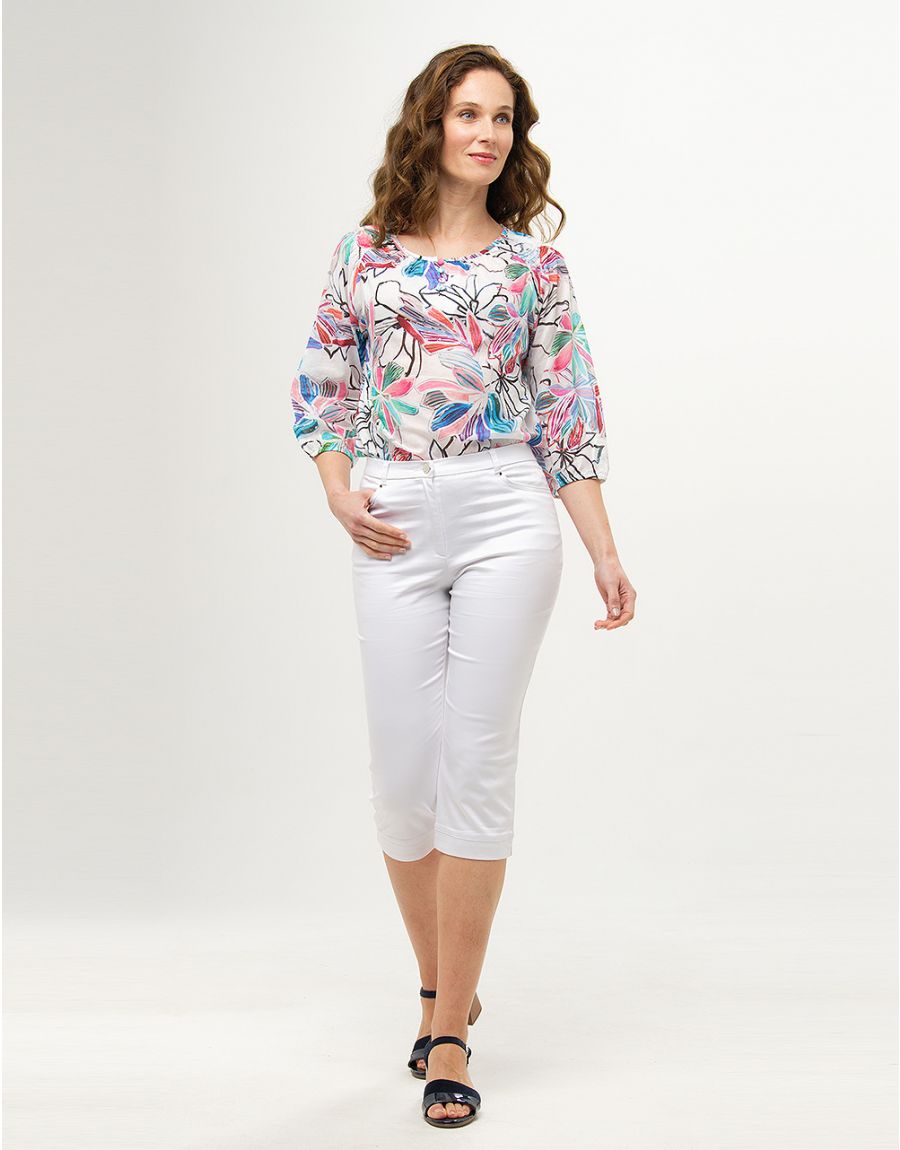 Blouse 100% coton blanc