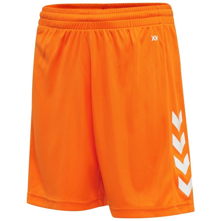 Hummel Short de Foot Core - Orange/Blanc Enfant