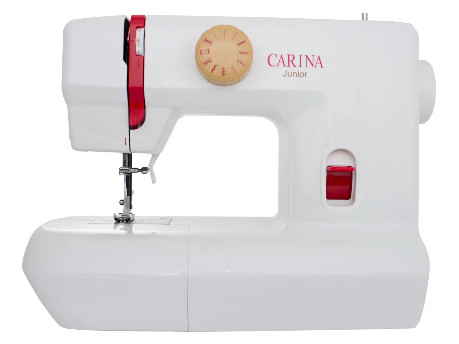 Carina Mechanische N&auml;hmaschine &raquo;Junior&laquo;, Einsteigermodell, 6 Stichprogramme, mit H&uuml;lle 6 Stichprogramme / Ideal als Einsteigermodell