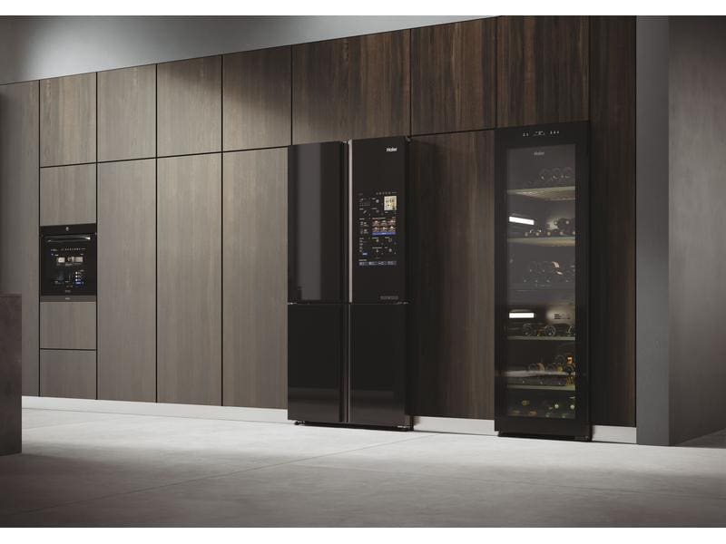 Haier Weinklimaschrank HWS236GDGU1 Schwarz, Rechts, Wechsel Freistehender Weinkühlschrank