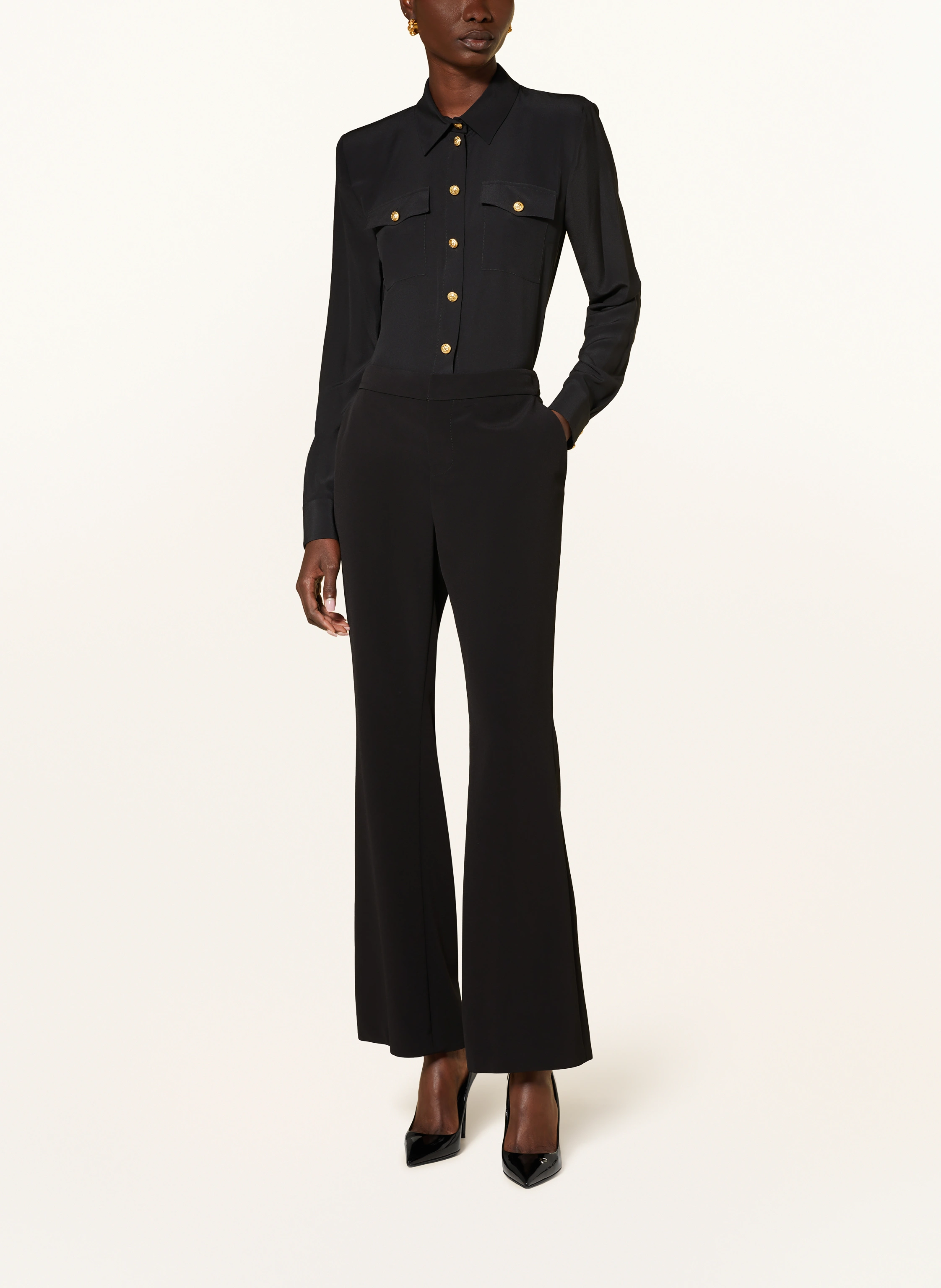 BALMAIN Hemdbluse aus Seide