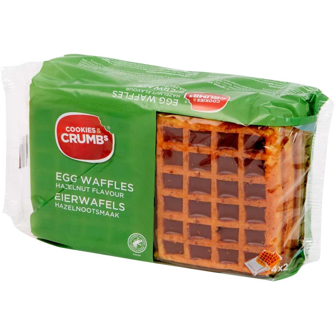 Cookies & Crumbs eierwafels Hazelnoot 270 gram