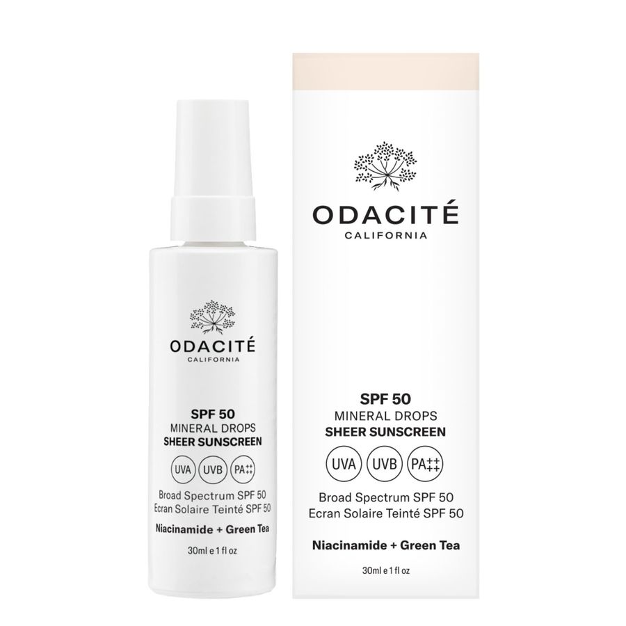 Odacité Mineral Drops SPF50 Sheer Sunscreen 30ml