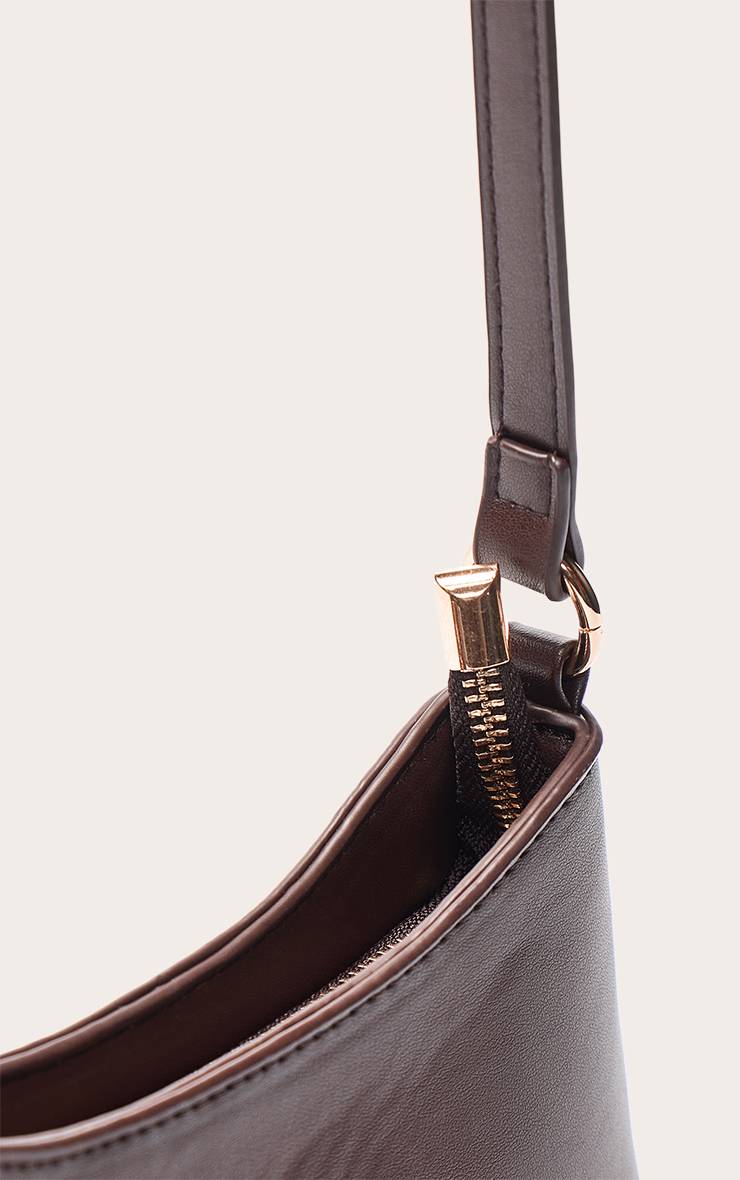 Chocolat Sac À Bandoulière Imprimé Synthétique